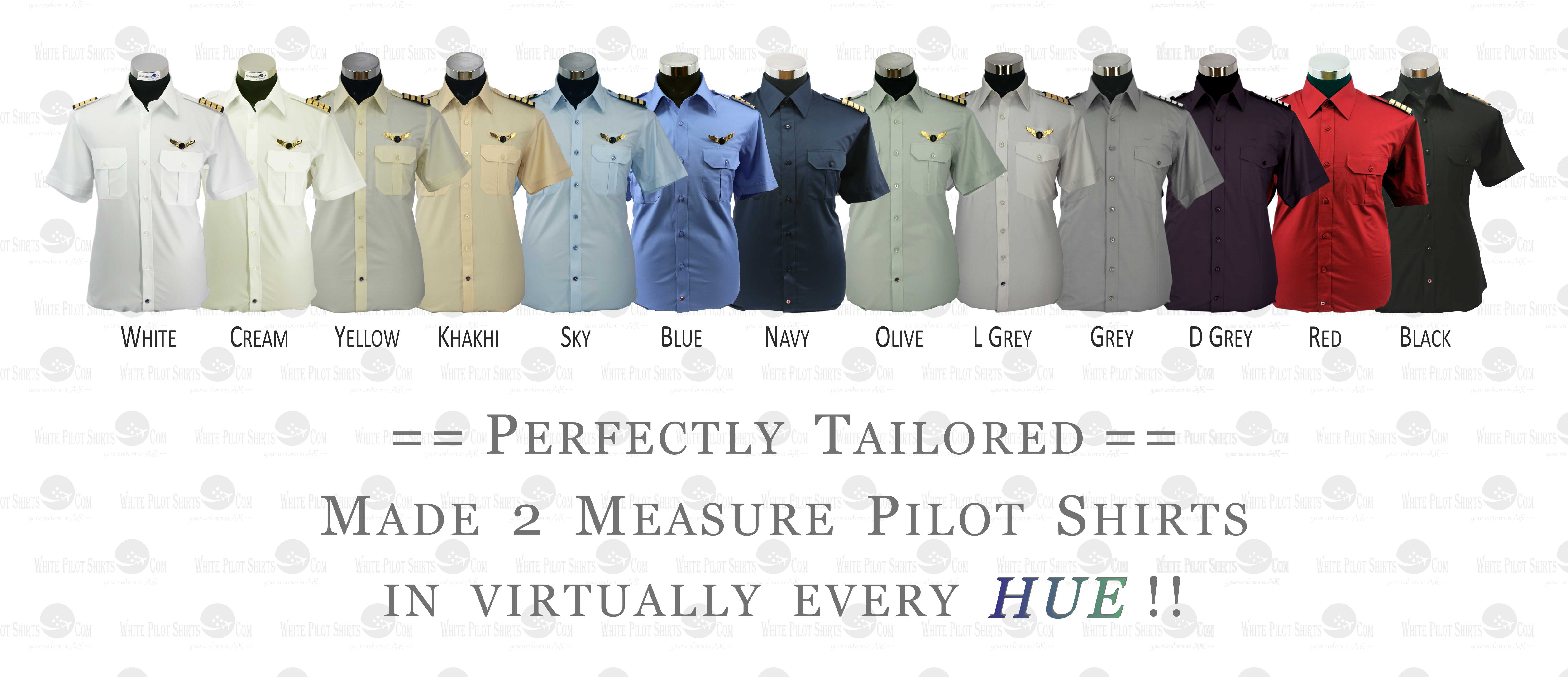 White Pilot Shirts